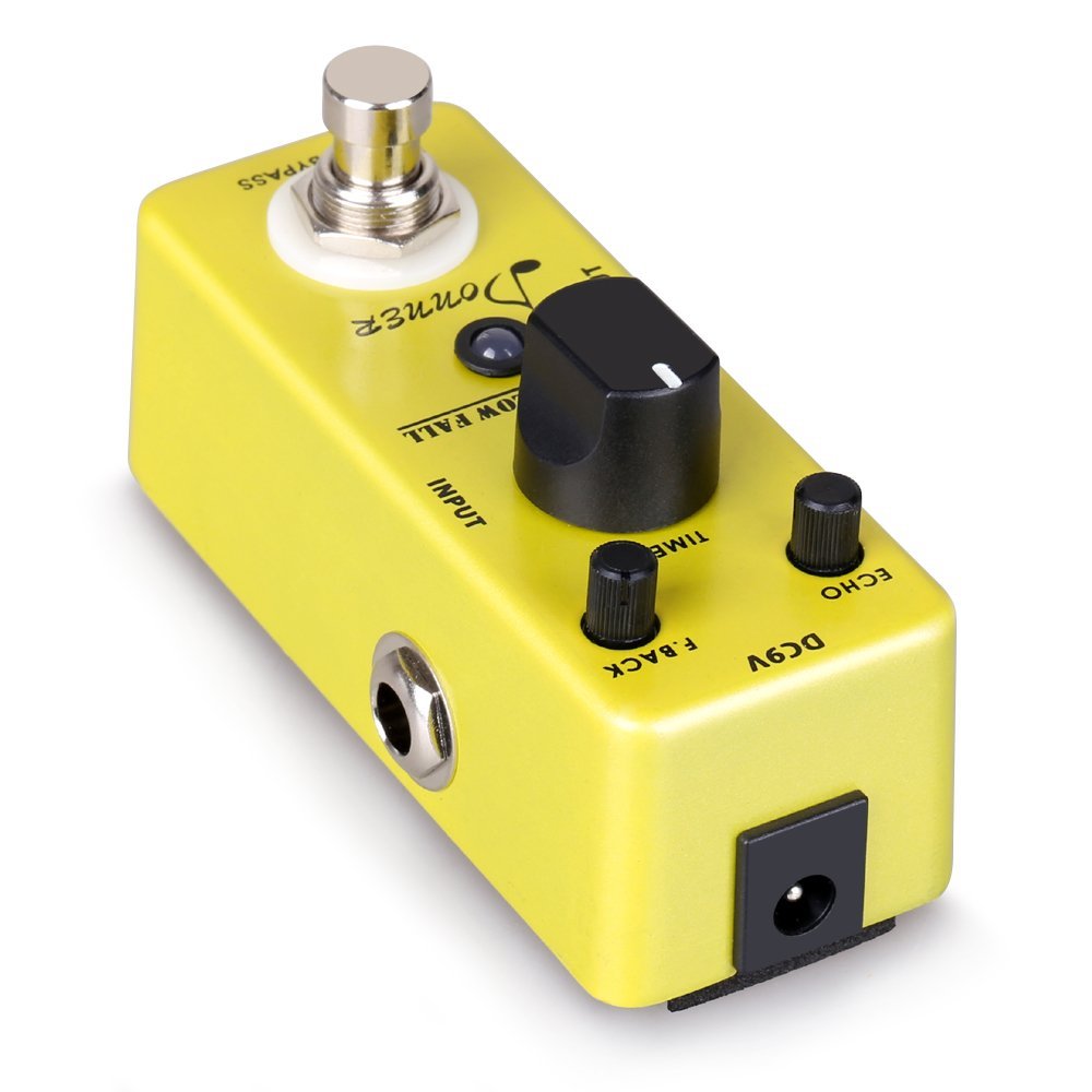 05 Donner Yellow Fall Delay Guitar Effect Pedal True Bypass | Greg Kocis