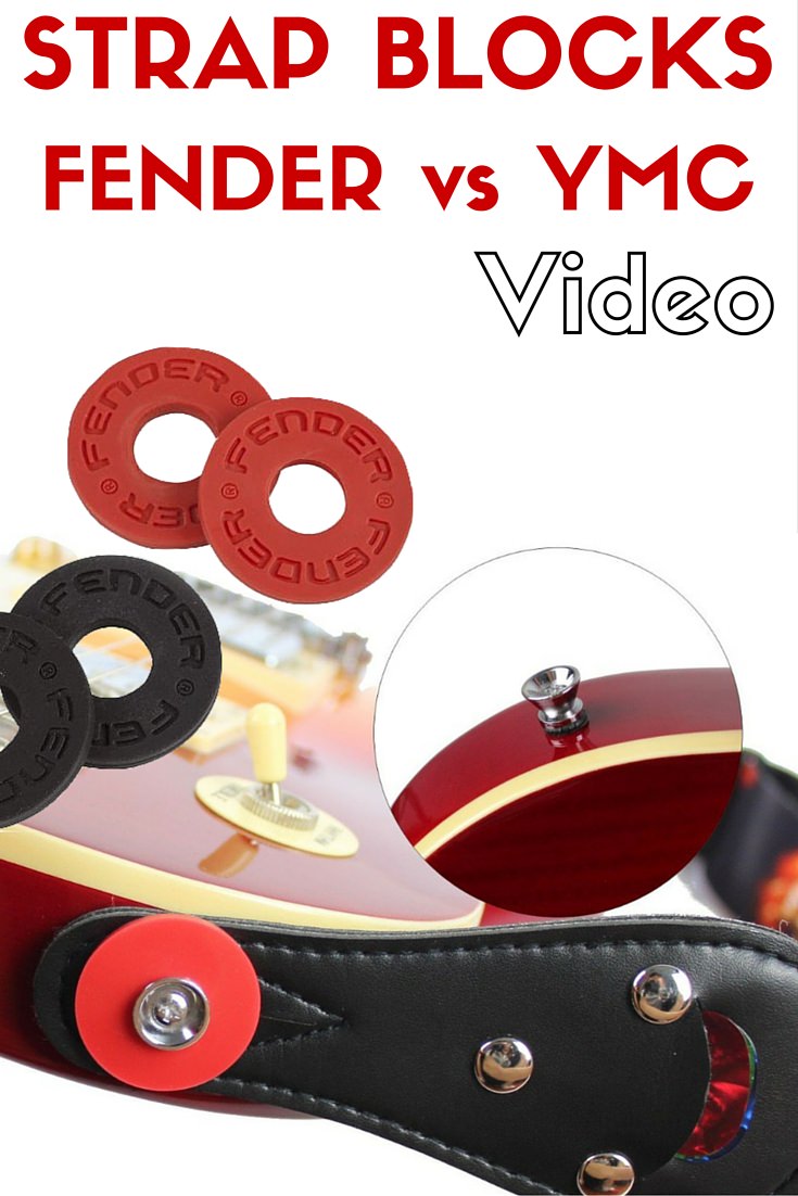 Fender Strap Blocks vs YMC Guitar Strap Bocks Greg Kocis