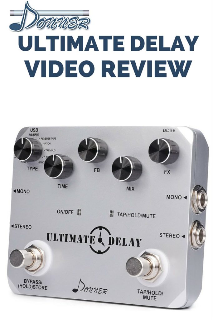 Donner Ultimate Delay Pedal 11 Modes ★ First Look Review ★ Greg Kocis