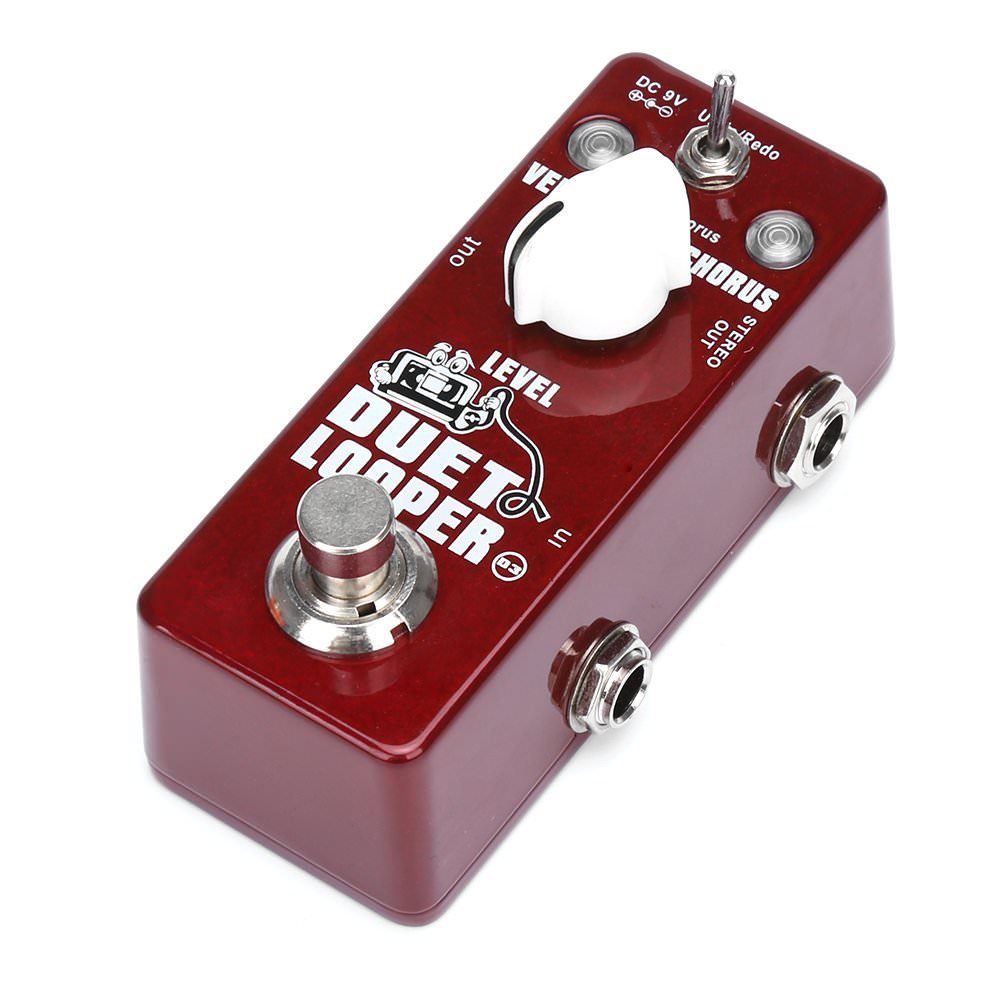 Xvive Duet Looper Pedal for Guitar Bass First Look Review Greg Kocis
