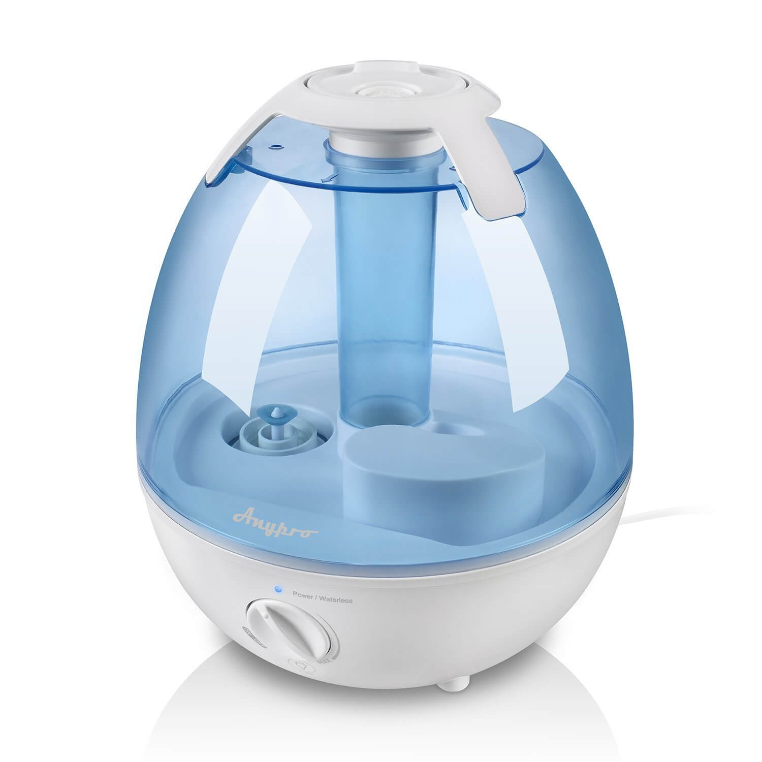 1 Ultrasonic Cool Mist Humidifier, Anypro 3.5L Anti-mold Air ...