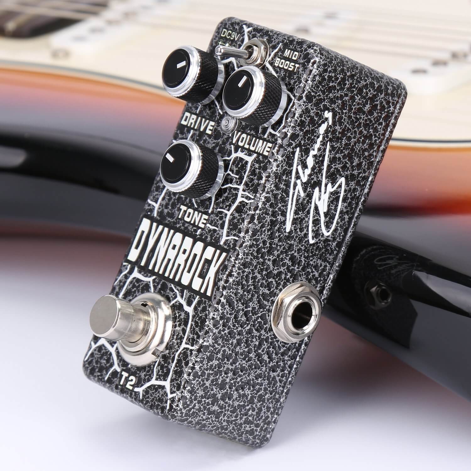Xvive Distortion Guitar Effects Pedal DynaRock T2 First Look Greg Kocis