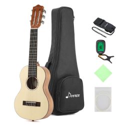 Donner Guitalele Review Guitar Ukulele Package Spruce Mahogany Body