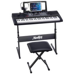 Moukey MEK-200 61 Key Electric Keyboard Portable Beginner Piano Keyboard Kit Review