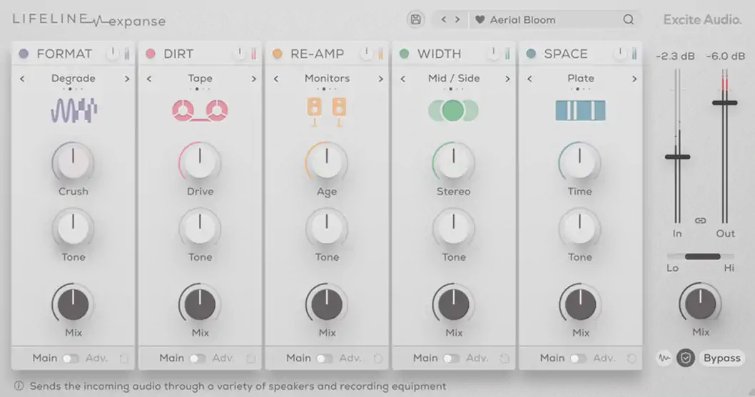 Lifeline Expanse Multi FX VST AU AAX by Excite Audio