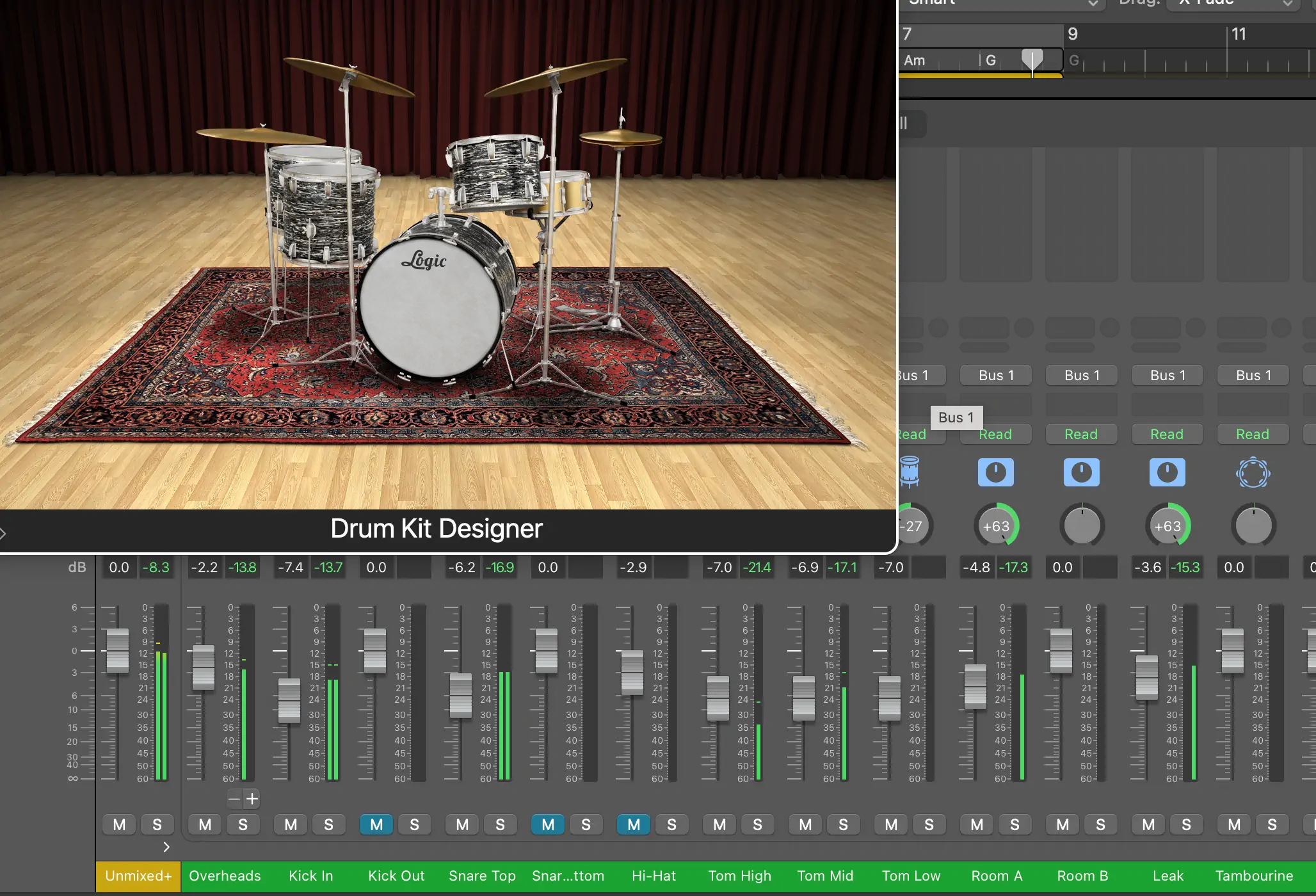 Exploring Logic Pro Multi Out Drum Kits with EZ MIX 3