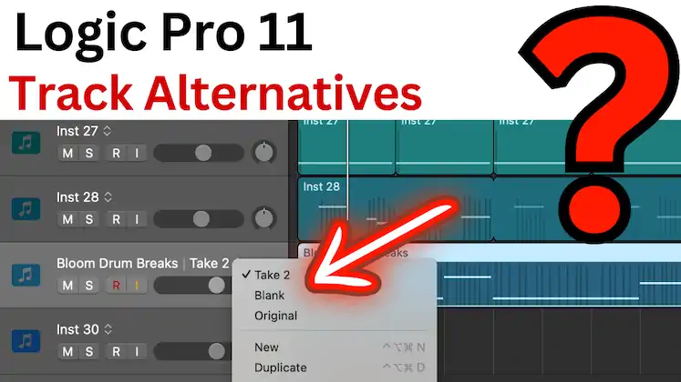 logic pro track alternatives