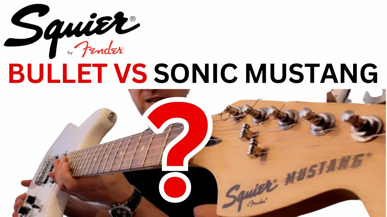 Squier Bullet vs Sonic Mustang HH Unique Differences VIDEO