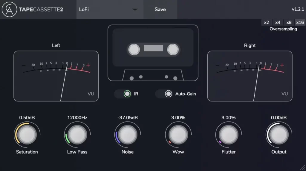 FREE Tape Cassette 2 Multi-Effect Plugin By Caelum Audio