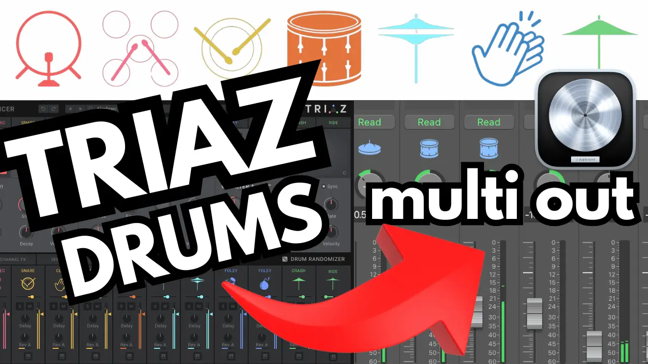 How to Set Up Triaz Drum Machine Multi-Output in Logic Pro (Step-by-Step Guide)