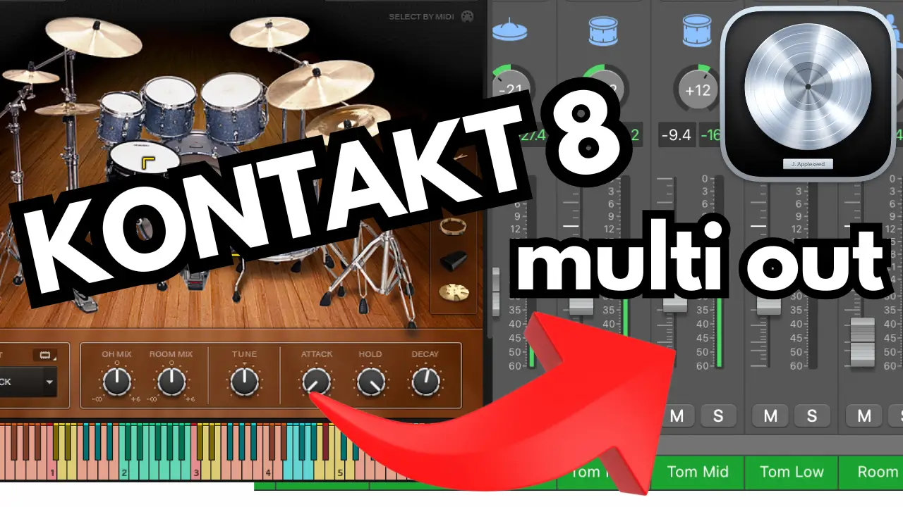 How to Create Multiple Outputs for Kontakt 8 in Logic Pro (Step-by-Step Guide)